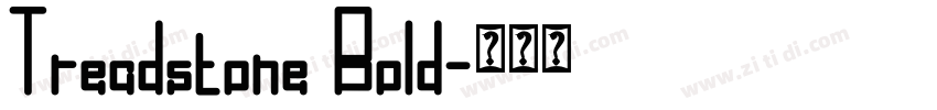 Treadstone Bold字体转换